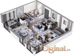 Na prodaju četvorosoban stan