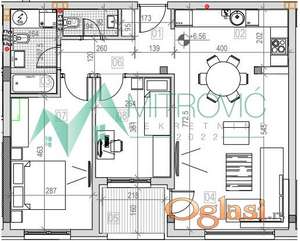 Sremska Kamenica.  71m2. Trosoban stan sa povratom PDV-a!  