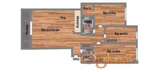 Cetvorosoban 85m2 Bulevar