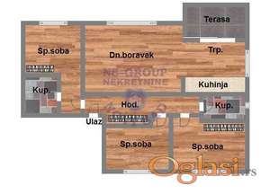 Cetvorosoban stan na Popovici