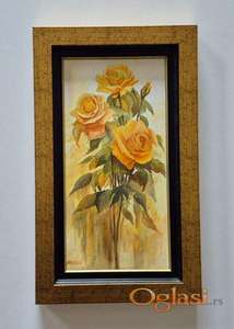 Ulje na platnu - Miris ruza, prelepa slika!