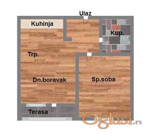 Dvosoban, 41m2 Centar