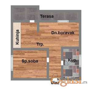 POVOLJAN DVOSOBAN U IZGRADNJI ODLICNOG KVALITETA!