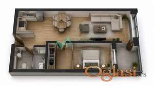 Prodaja dvosobnog stana – Novogradnja | 47m² 