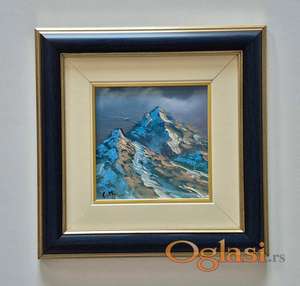 Ulje na kartonu - Planine 2. Minijatura