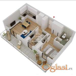 Lux novogradnja Novi Beograd ID#8961