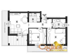 NOVI SAD - VETERNIČKA RAMPA - 56.00 m2