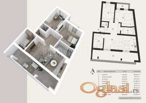 NOVI SAD - PODBARA - 92.32 m2