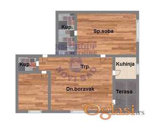 Trosoban, 53m2 Popovica