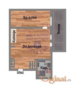 Dvosoban, 41m2, Miseluk