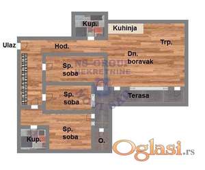 Četvorosoban 103m2 Podbara