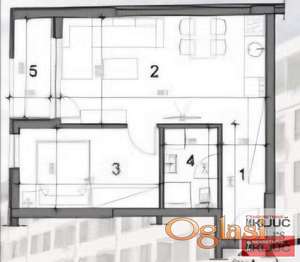 SAJMIŠTE, 41m2, Dvosoban sa pdv, Extra kvalitet