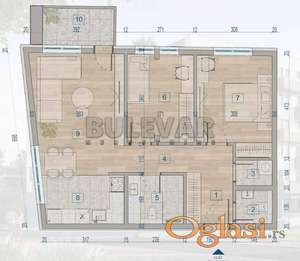 Novogradnja, Pantelej, Prvi sprat, Lift, Pdv