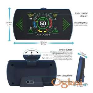Auto OBD računar - digitalni brzinometar sa GPS i OBD2 parametri motora