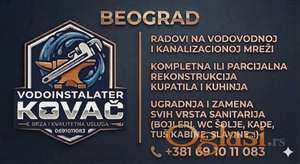 Vodoinstalater Kovač Beograd