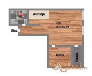 Odlična izgradnja na Novom Naselju 42m2