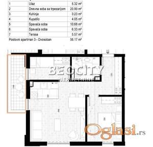 Surčin, Radiofar, Autoput za Zagreb, 2.0, 56m2