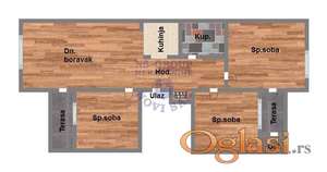 Četvorosoban stan na Adicama u izgradnji, uskoro useljivo!