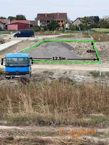 Dunav/Bicikli-Pešacka Staza Građevinski plac Produžetak Đure Đakovića, Futog - 594m2