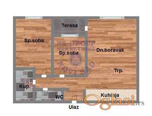Trosoban stan u izgradnji kod Institutaq