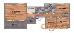 Četvorosoban stan, 85m2, Veternik