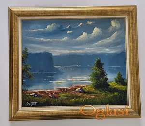 Ulje na platnu - Ispod oblaka 2, prelepa slika!