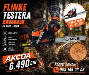 Flinke Motorna Testera 6.5 ks