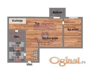 Prodaje se stan na Petrovaradinu 51m2