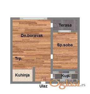 TOP lokacija, jednoiposoban stan u izgradnji.