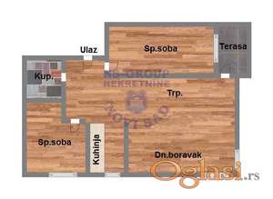 Dvoiposoban, 50m2 Sadovi