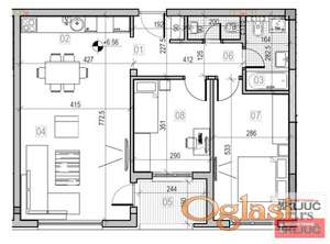 SREMSKA KAMENICA, 74m2, Trosoban sa pdv, Izgradnja
