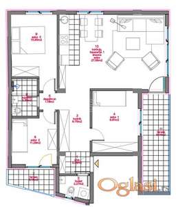 NOVI SAD - TELEP - 85.00 m2