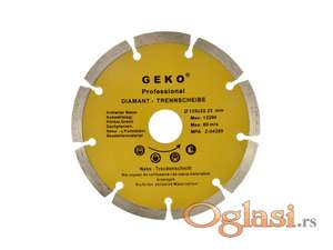 Ploča za sečenje betona segment 125 mm 22 mm rupa