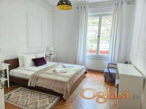 Izdaje se salonski stan 82m2,Hram Svetog Save ID#2443