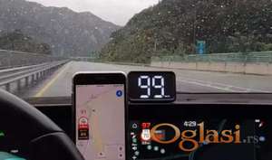 GPS Digitalni brzinometar + vakumski nosač