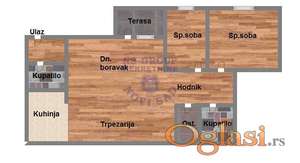 Prodaje se stan na Salajci, odlicnog rasporeda.