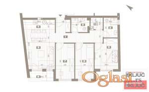 PETROVARADIN, 75m2, Troiposoban sa pdv