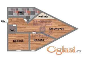 Trosoban stan na Telepu u izgradnji