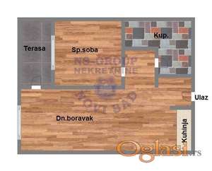 Dvosoban 41m2 Železnička stanica