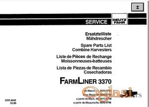 Deutz Fahr FarmLiner 3370 - Katalog delova