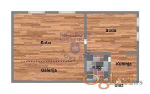 Jednosoban stan u Petrovaradinu,38m2