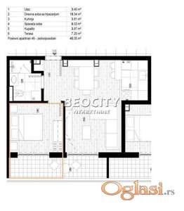 Surčin, Radiofar, Autoput za Zagreb, 1.5, 46m2