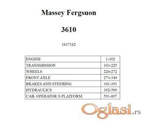 Massey Ferguson 3610 - Katalog delova