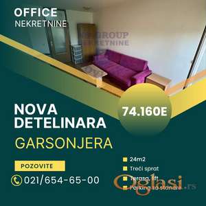 Garsonjera na Detelinari - 24m2 !
