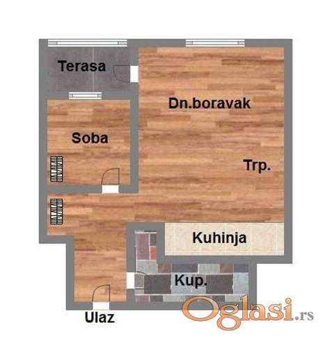 ~~ PRILIKA JEDNOIPOSOBAN  - TOP LOKACIJA  91.960e - POVRAT PDV-A