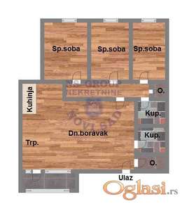 Odličan četvorosoban stan u izgradnji u blizini Centra Novog Sada! 106m2