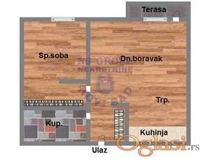 Dvosoban stan na Miseluku,45m2