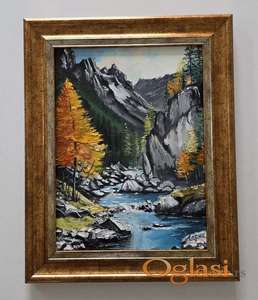 Ulje na platnu - Jesen, slika devet.