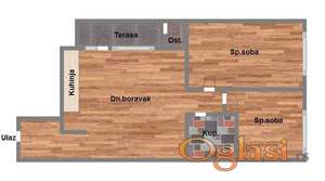 Trosoban stan 64m2 u izgradnji, parking gratis