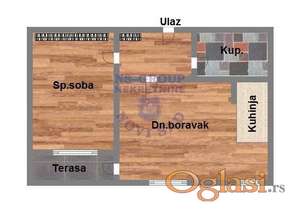 Odlican dvosoban stan u iuzgradnji